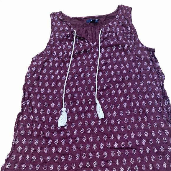 Gap factory small boho floral sleeveless top - Picture 1 of 4